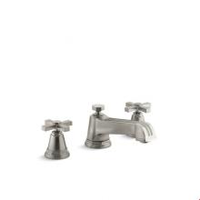 Kohler T13140-3B-BN - Pinstripe® Deck-mount bath faucet trim for high-flow valve with cross handles, valve not incl