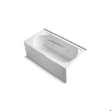 Kohler 1357-RAW-0 - Devonshire® 60'' x 32'' alcove whirlpool bath with integral apron, integr