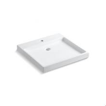 Kohler 2314-1-0 - Purist® Wading Pool® Fireclay vessel bathroom sink with single faucet hole