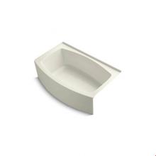 Kohler 1100-RAW-96 - Expanse® 60'' x 32'' curved alcove bath with Bask® heated surface an
