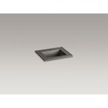 Kohler 2777-1-G86 - Ceramic/Impressions® 25'' rectangular vanity-top bathroom sink with single faucet h