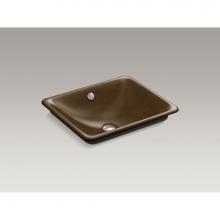 Kohler 5400-P5-KA - Iron Plains® Rectangle Wading Pool® Vessel bathroom sink with Iron Black painted undersi