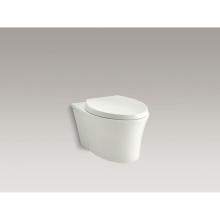 Kohler 6299-NY - Veil® Wall-hung compact elongated dual-flush toilet with Quiet-Close™ seat