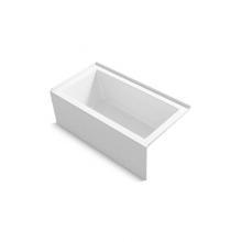 Kohler 20202-ZY-0 - Underscore® Rectangle 60' x 32' alcove bath with integral apron, integral flange, a