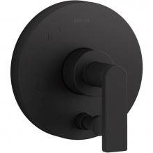 Kohler T73117-4-BL - Composed Valve Trim With Diverter And Lever Handle For Rite-temp Pressure-balancing Valve, Require