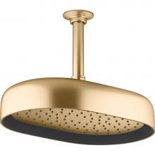 Kohler 26293-2MB - Statement Oval 10 in. 2.5 Gpm Rainhead With Katalyst Air-Induction Technology