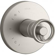 Kohler TS78015-9-BN - Components™ Rite-Temp® shower valve trim with Industrial handle