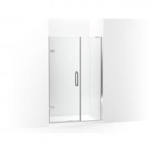 Kohler 27607-10L-SHP - Components™ Frameless pivot shower door, 71-3/4'' H x 46 - 46-3/4'' W, with