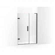 Kohler 27606-10L-BL - Composed 46-46-3/4-in W X 71-1/2-in H Frameless Pivot Shower Door With 3/8-in Crystal Clear Glass