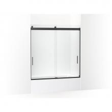 Kohler 706003-L-BL - Levity® Sliding bath door, 62'' H x 56-5/8 - 59-5/8'' W, with 3/8'&a