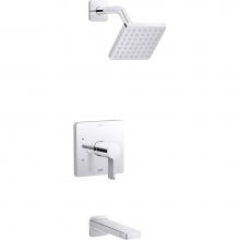 Kohler TS23502-4G-CP - Parallel Rite-temp Bath And Shower Trim