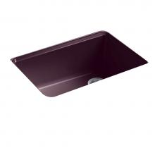 Kohler 8668-5UA2-PLM - Riverby® 27'' x 22'' x 9-5/8'' undermount single-bowl workstati