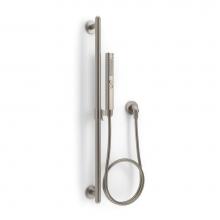 Kohler 21336-4-BN - KOHLER Shift and Loure Vibrant Brushed Nickel Handshower Slidebar Kit