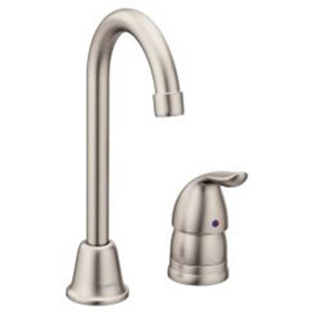 Spot resist stainless one-handle bar faucet