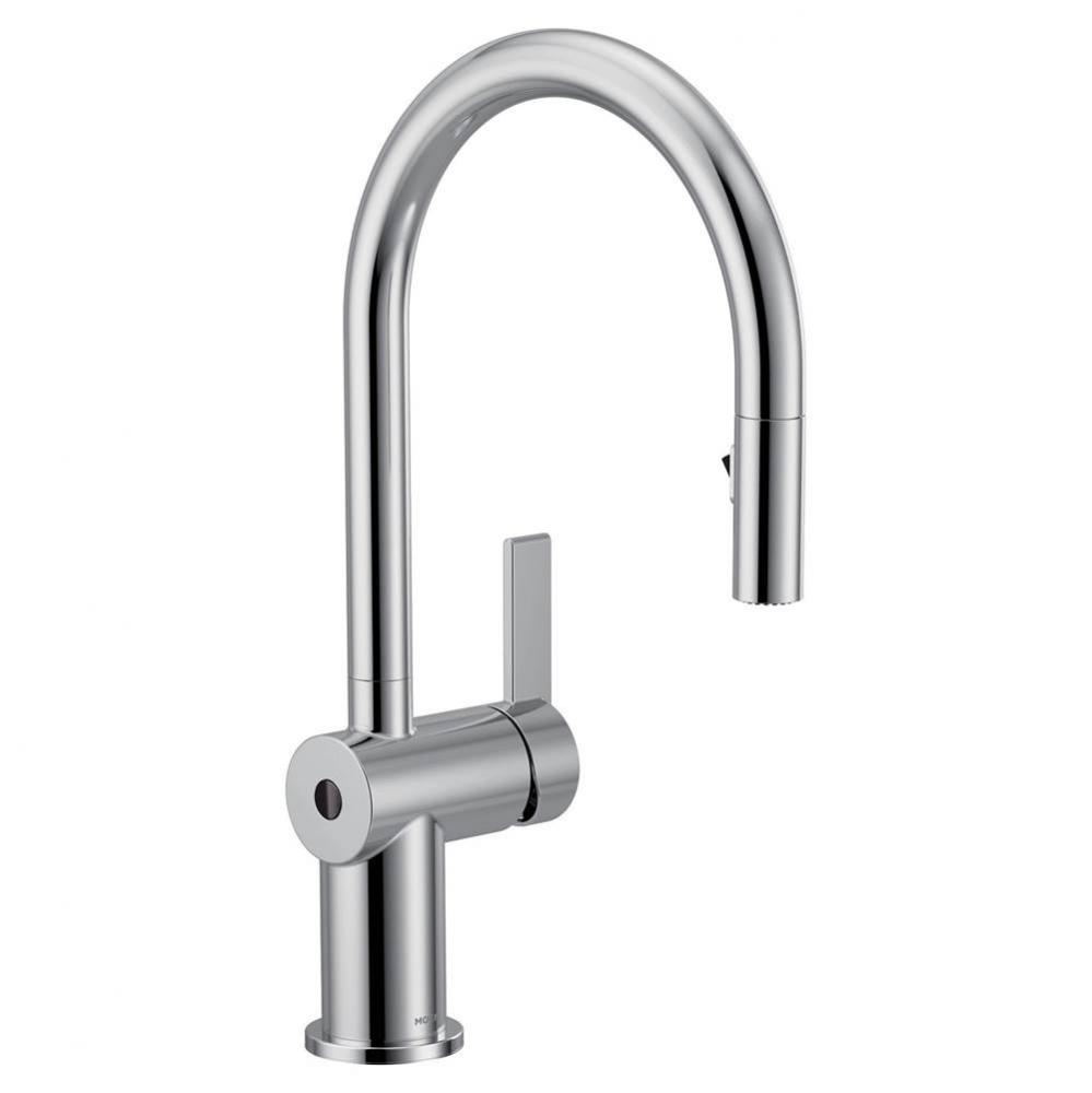 Cia Touchless 1-Handle Pull-Down Sprayer Kitchen Faucet with MotionSense Wave and Power Clean in C