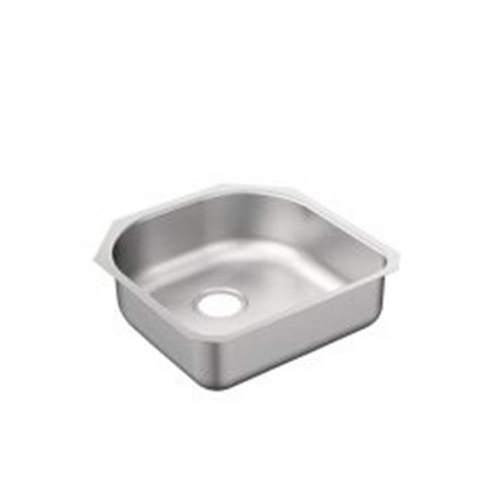 20&apos;&apos;x20&apos;&apos;x6-1/2&apos;&apos; stainless steel 20 gauge single bowl sink