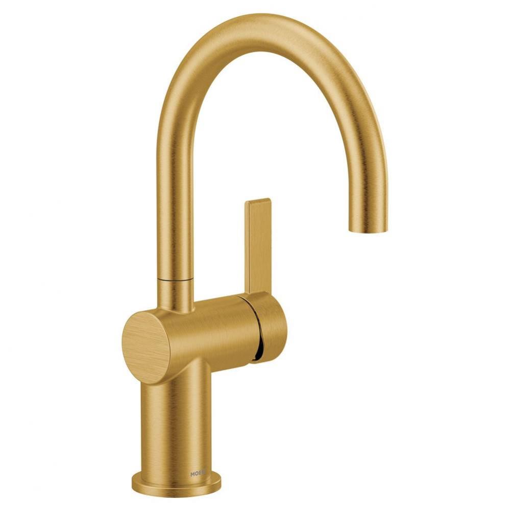 Cia Single Handle Bar Faucet in Brushed Gold
