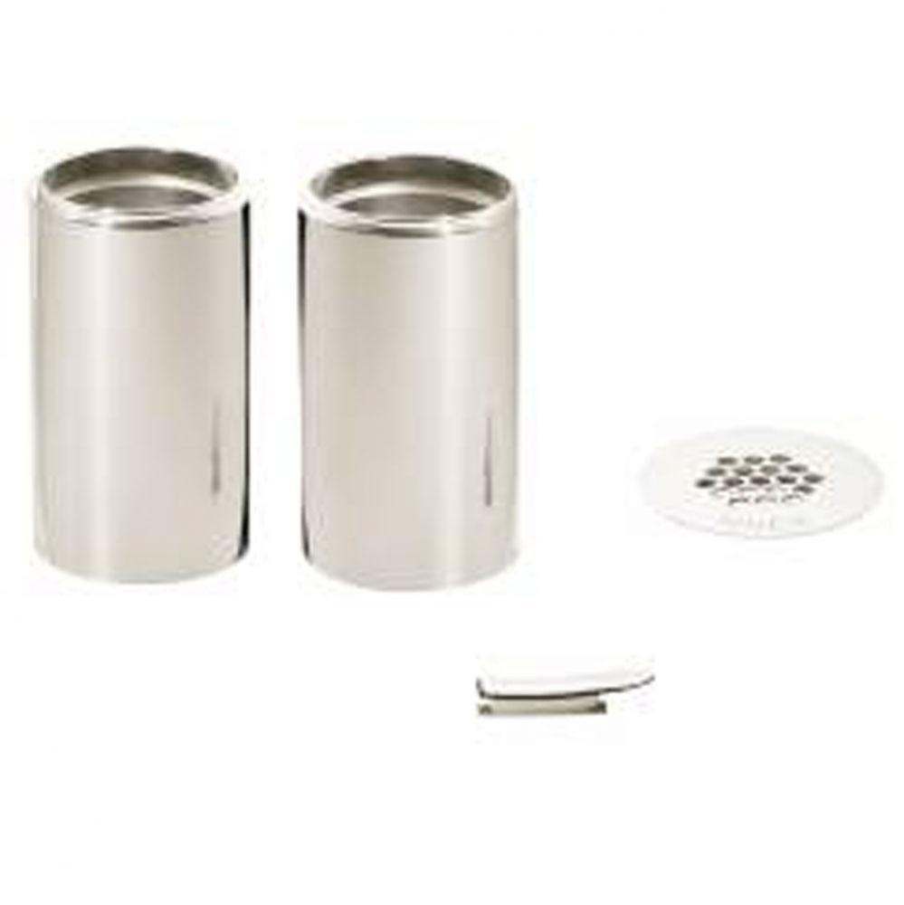 Polished nickel extension kits