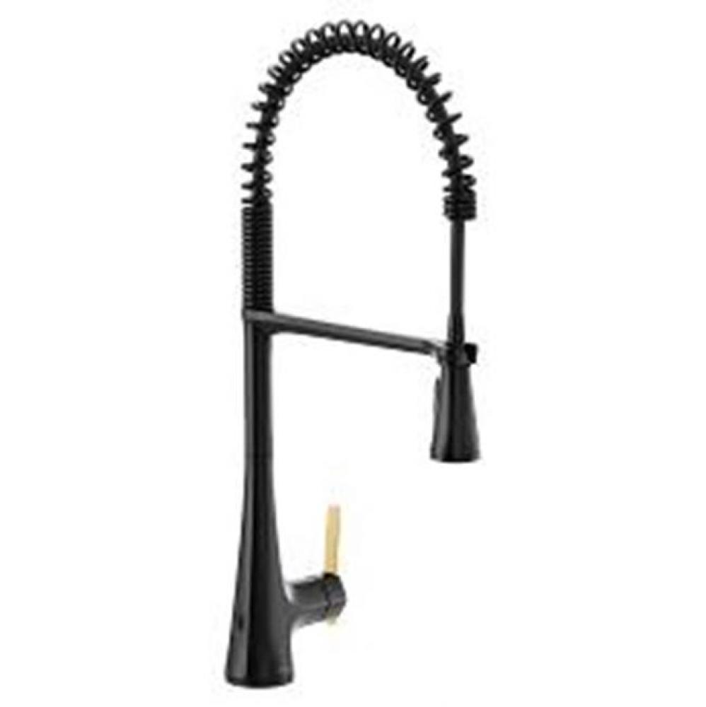 Matte Black One-Handle Kitchen Faucet