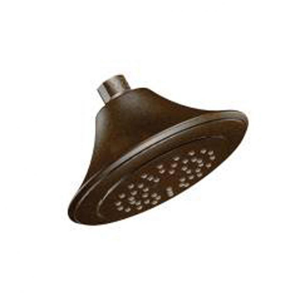Oil rubbed bronze one-function 6-1/2&apos;&apos; diameter spray head eco-performance showerhead