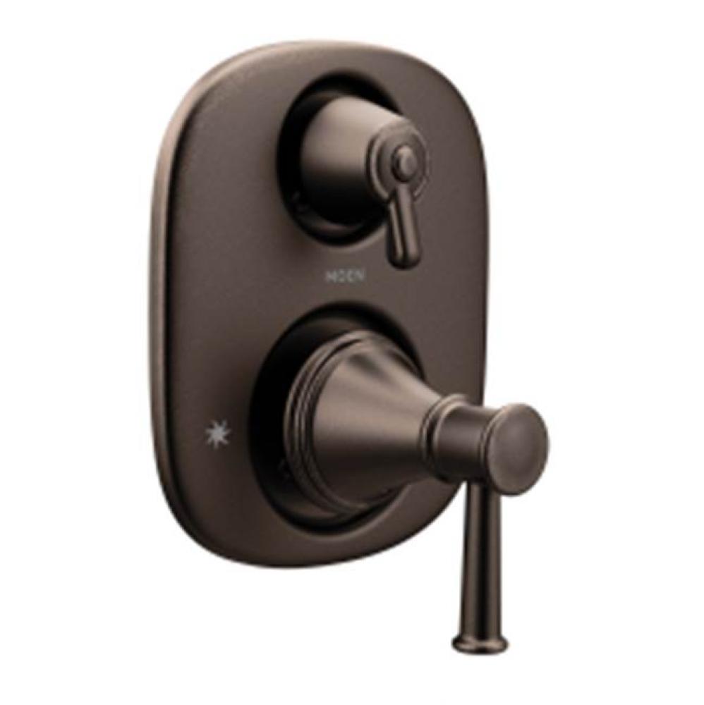 Oil rubbed bronze Moentrol with transfer valve trim