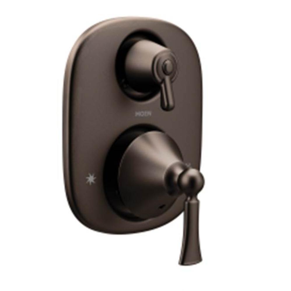 Oil rubbed bronze Moentrol with transfer valve trim