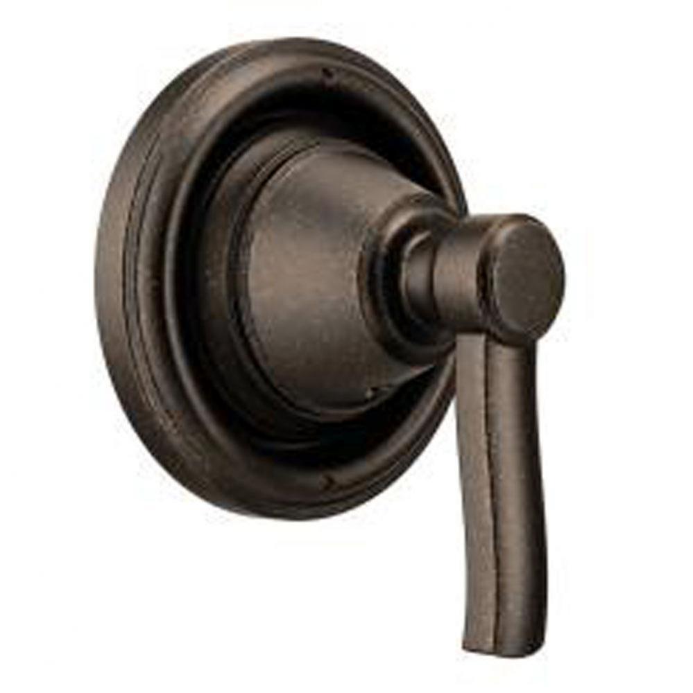 Oil rubbed bronze transfer valve trim