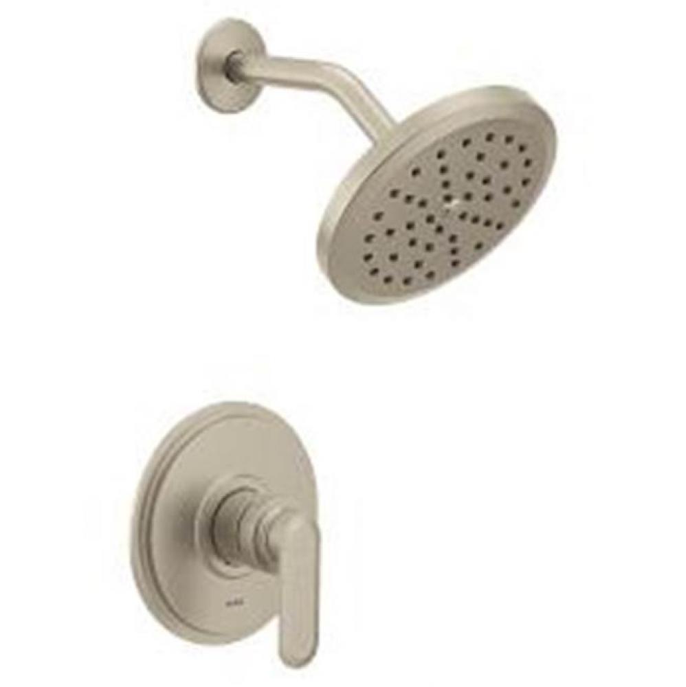 Brushed nickel M-CORE 3 series shower only