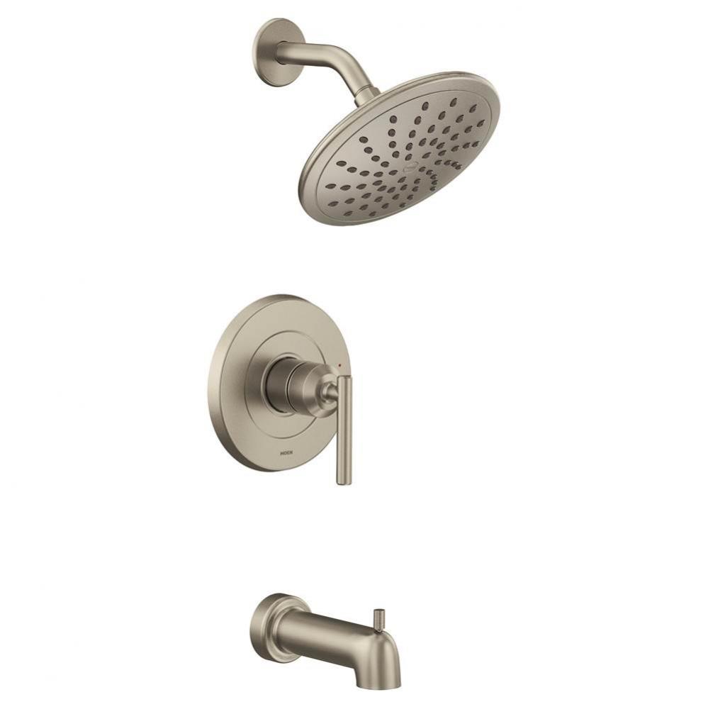 Gibson M-CORE 2-Series Eco Performance 1-Handle Tub and Shower Trim Kit in Brushed Nickel (Valve S