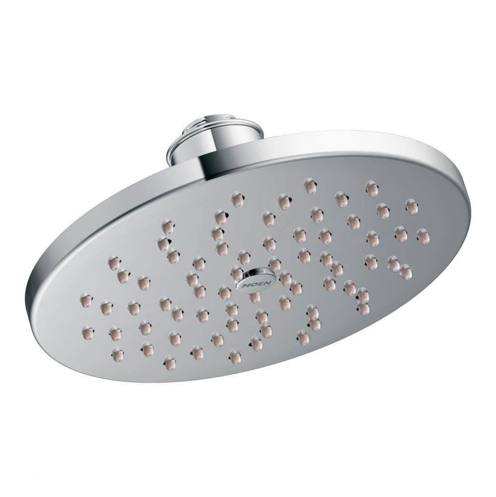 8&apos;&apos; Single-Function Rainshower Showerhead with Immersion Technology at 2.5 GPM Flow Rate