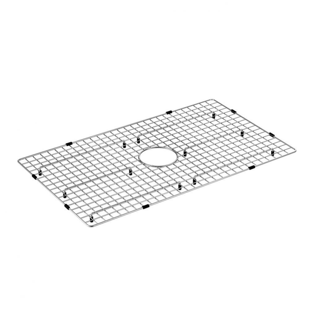 Center Drain Bottom Grid Accessory for 30&apos;&apos; X 18&apos;&apos; Sink Bowls, Stainless Steel