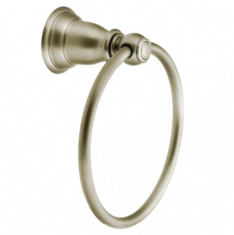 Brushed Nickel Towel Ring