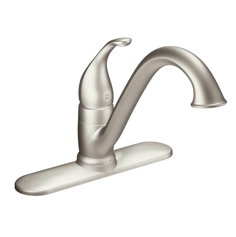 Camerist One-Handle Low Arc Kitchen Faucet, Spot Resist Stainless