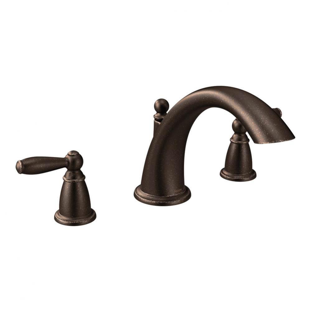 Brantford 2-Handle Deck-Mount Roman Tub Faucet Trim Kit in Oil Rubbed Bronze (Valve Sold Separatel