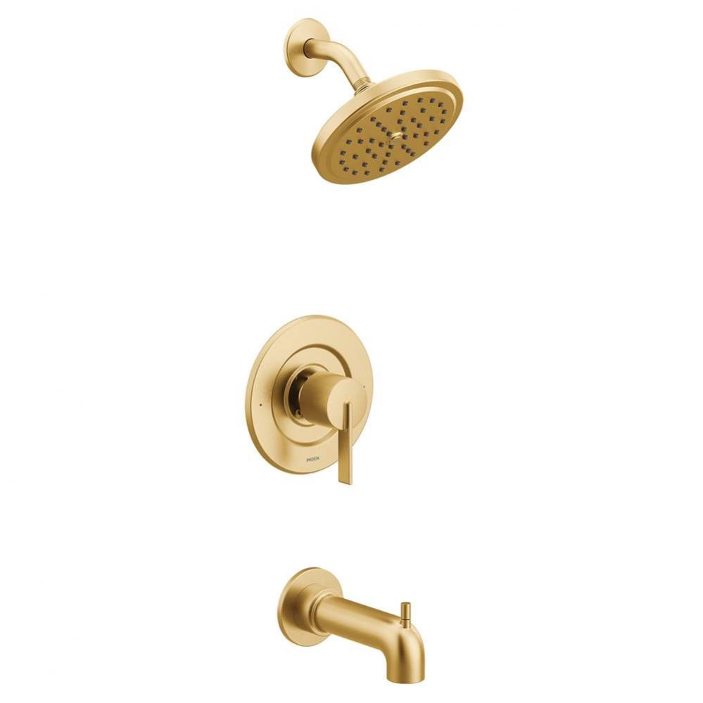 Cia Posi-Temp Eco-Performance 1-Handle Tub and Shower Faucet Trim Kit in Brushed Gold (Valve Sold