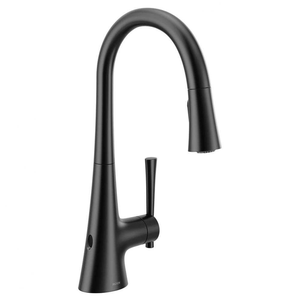 KURV Touchless 1-Handle Pull-Down Sprayer Kitchen Faucet with MotionSense Wave and Power Clean in