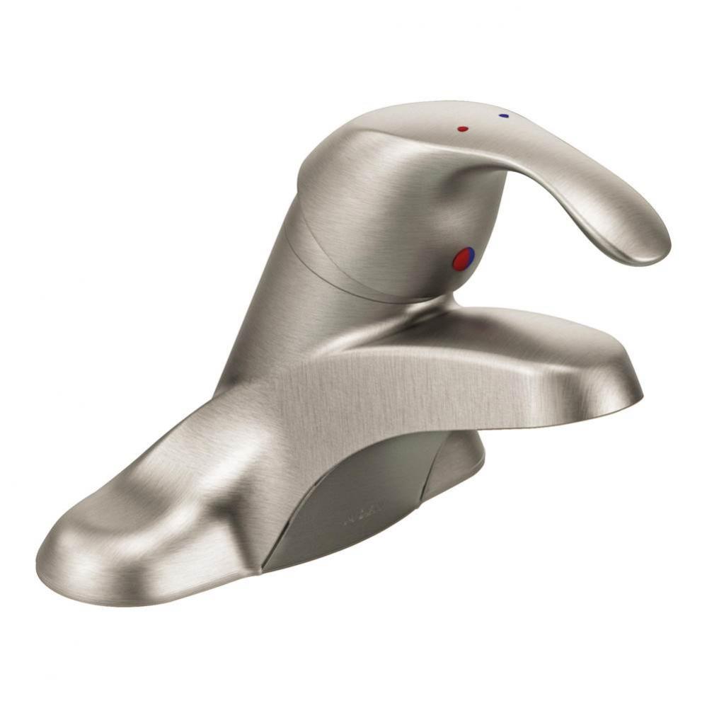 Classic brushed nickel one-handle lavatory faucet