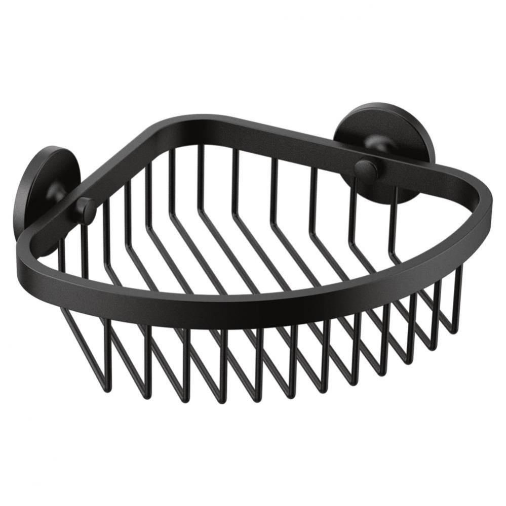 Matte Black Shower Basket