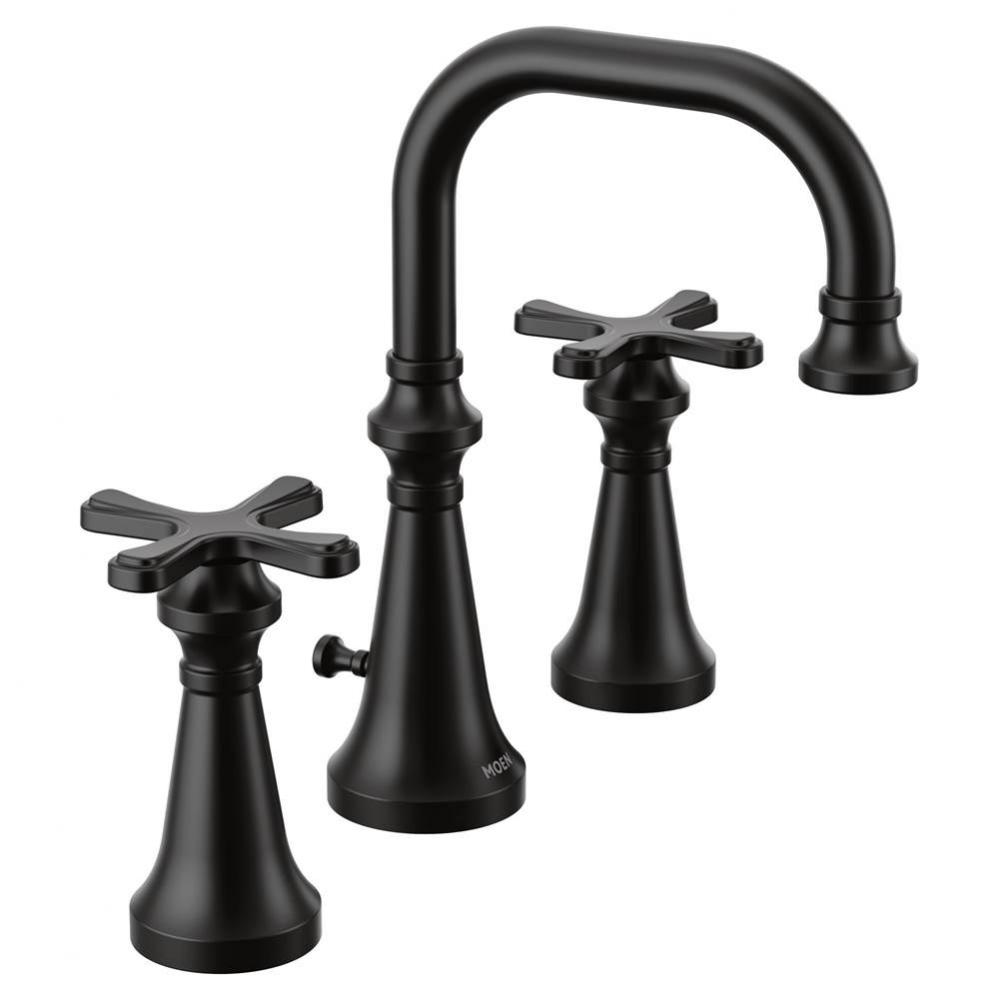 Colinet Traditional Two-Handle Widespread High-Arc Bathroom Faucet with Cross Handles, Valve Requi