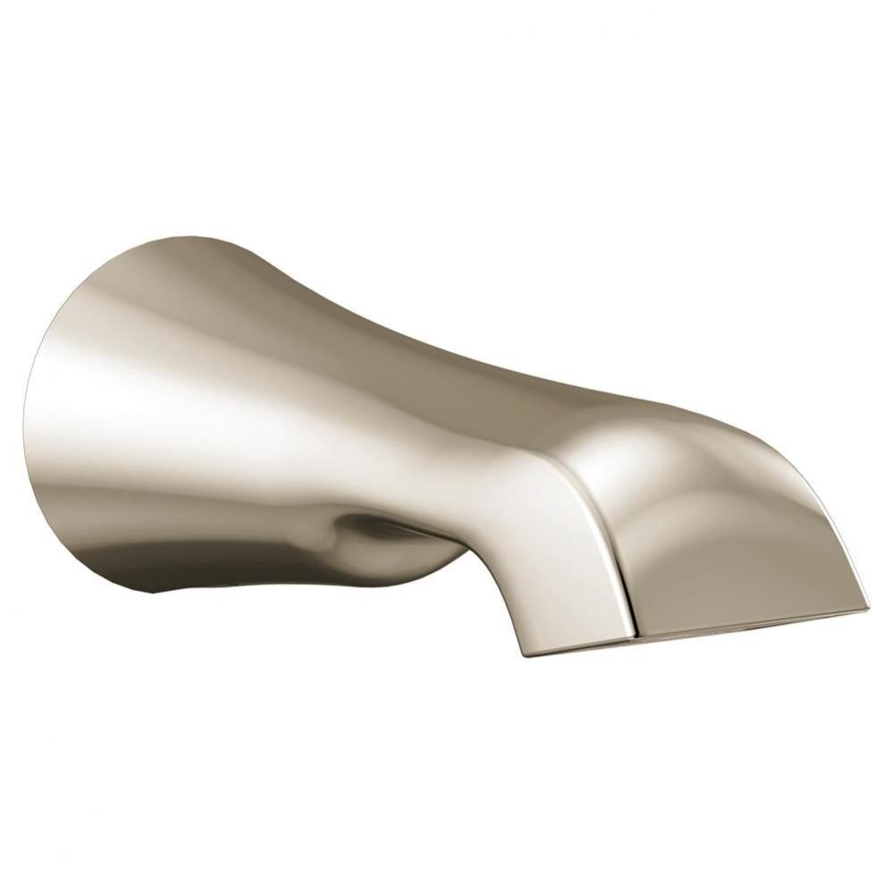 Flara 1/2-Inch Slip Fit Connection Non-Diverting Tub Spout, Polished Nickel