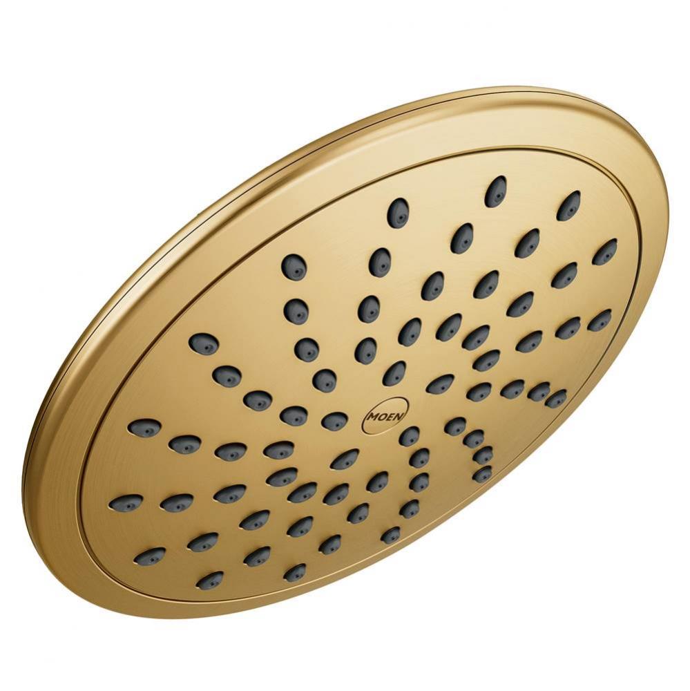 8-Inch Fixed Rainshower Showerhead in Brushed Gold