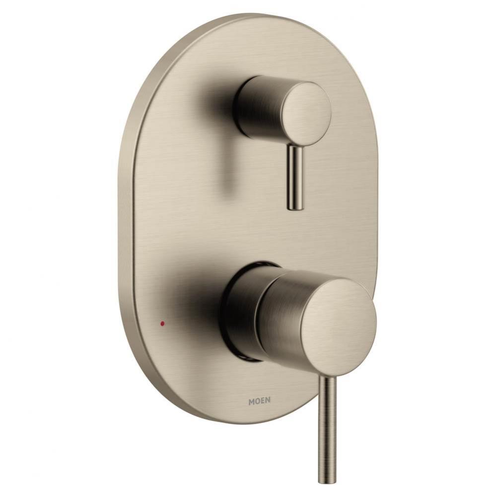 Align M-CORE 3-Series 2-Handle Shower Trim with Integrated Transfer Valve in Brushed Nickel (Valve