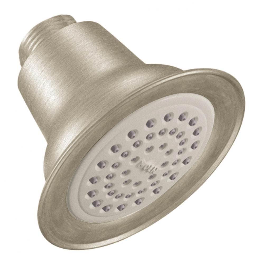 3.5-Inch Single Function Eco-Performance Shower Head, Brushed Nickel