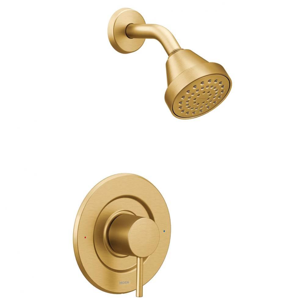 Align 1-Handle Posi-Temp Shower Faucet Trim Kit in Brushed Gold (Valve Sold Separately)
