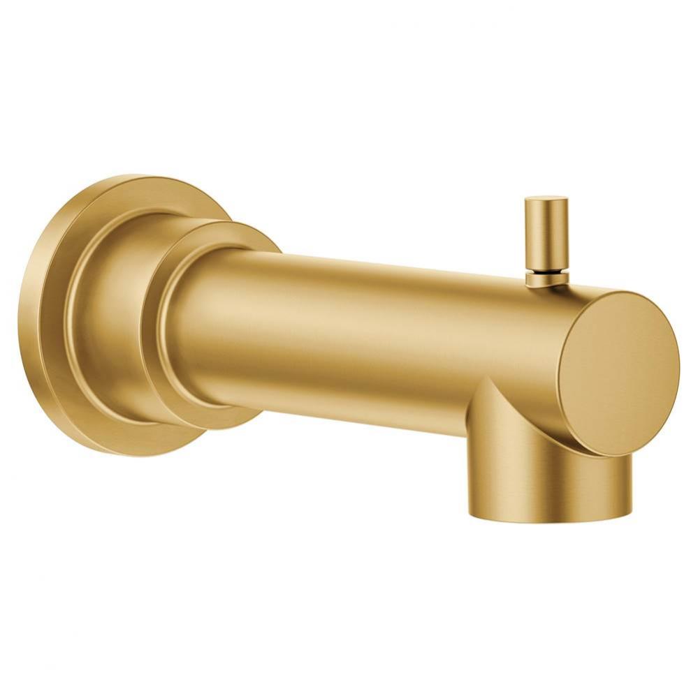 Align 1/2-Inch Slip Fit Connection Diverter Tub Spout, Brushed Gold