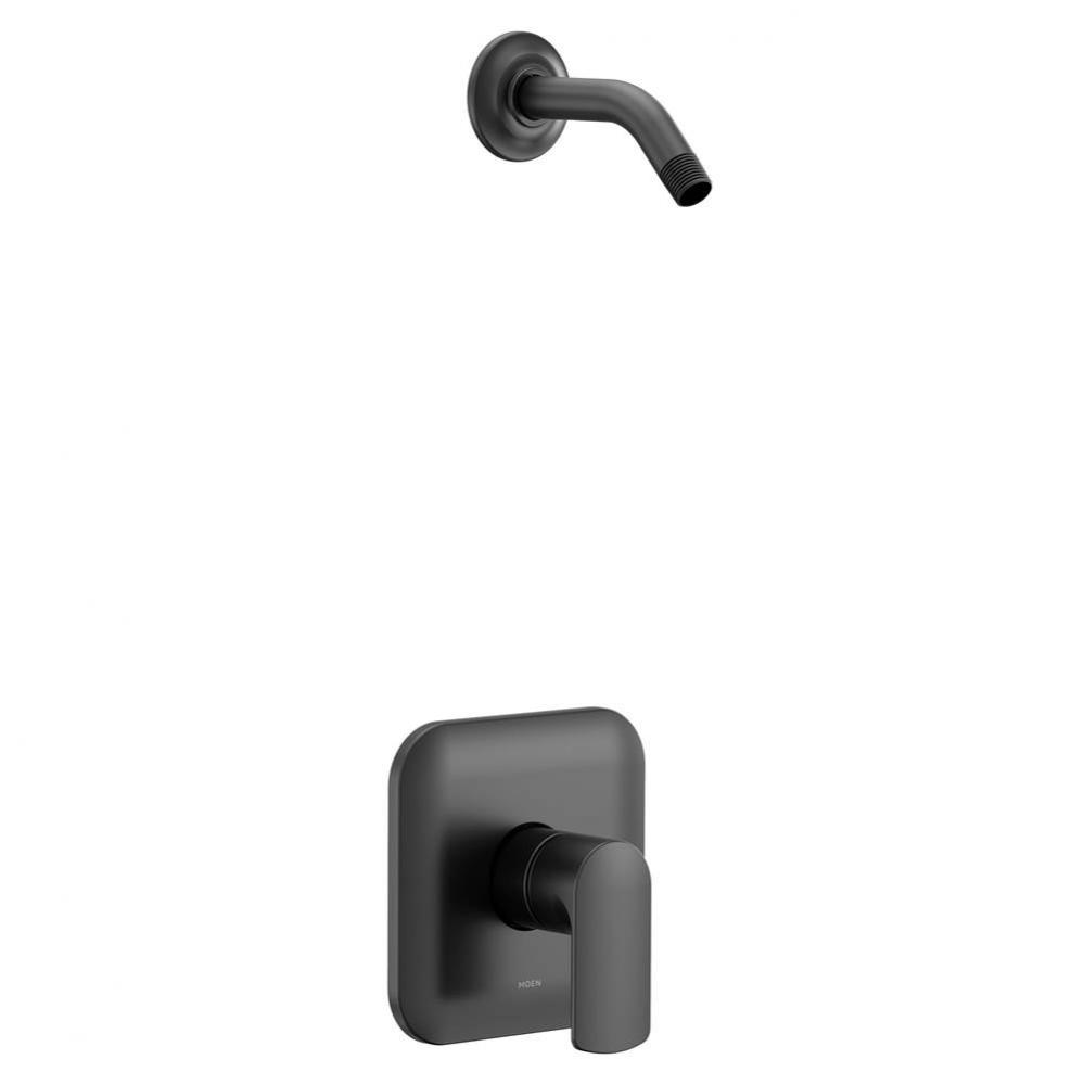 Rizon M-CORE 2-Series 1-Handle Shower Trim Kit in Matte Black (Valve Sold Separately)