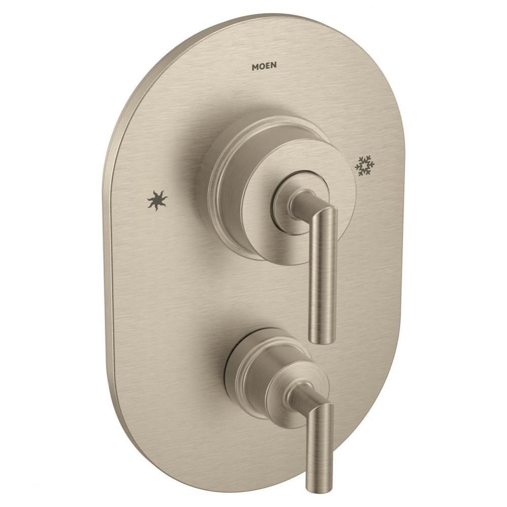 Arris Posi-Temp with Built-in 3-Function Transfer Valve Trim Kit, Valve Required, Brushed Nickel