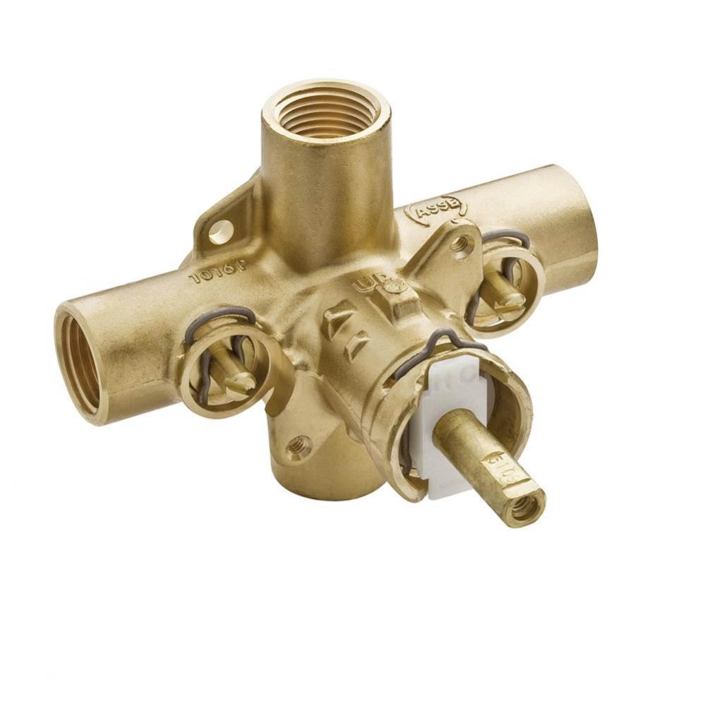 Rough-In Posi-Temp Pressure Balancing Cycling Shower Valve with Stops, 1/2-Inch IPS