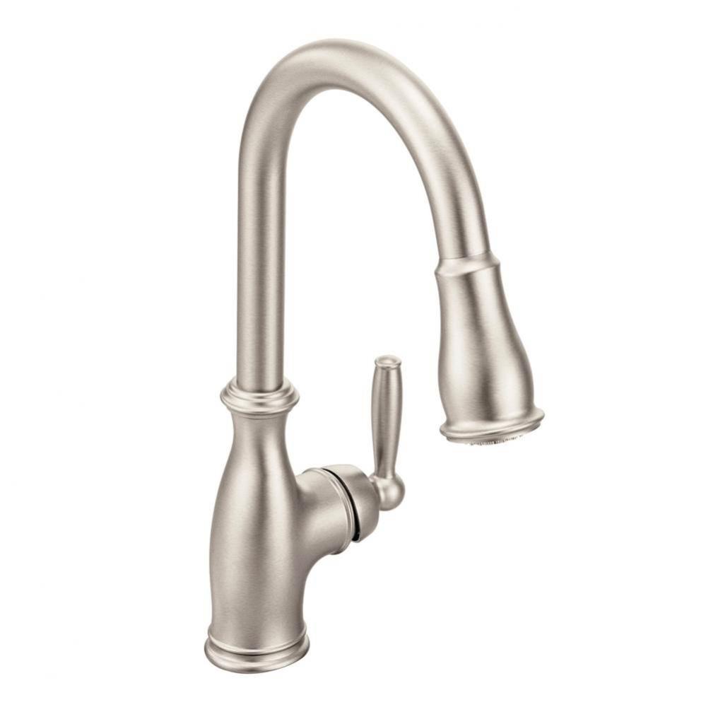 Moen Brantford Motionsense Wave Touchless One-Handle Pulldown Kitchen Faucet Featuring Reflex, Spo