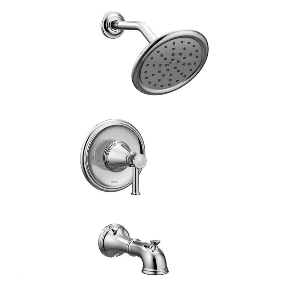 Belfield Single-Handle 1-Spray Posi-Temp Eco-Performance Tub and Shower Faucet Trim Kit in Chrome